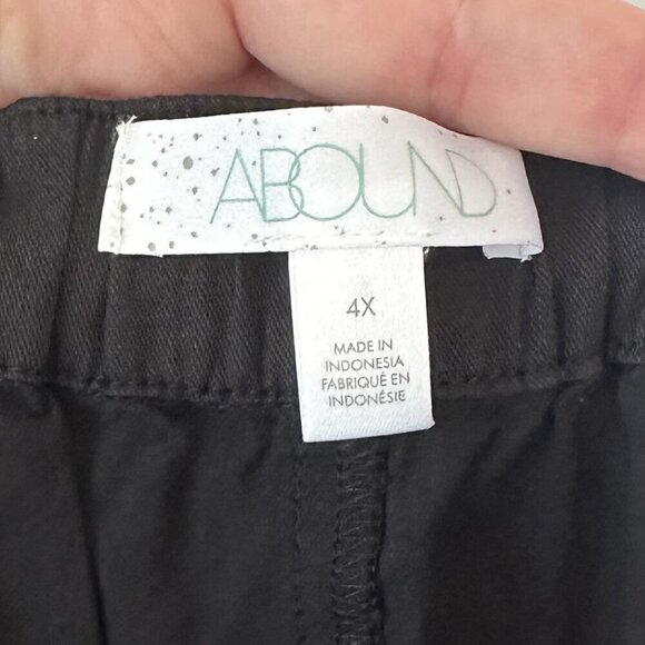 NWT Abound by Nordstrom Black Pull-On Pants - 4X Plus Size - Picture 3 of 6